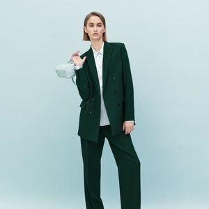 Dark Green Zara Trousers
